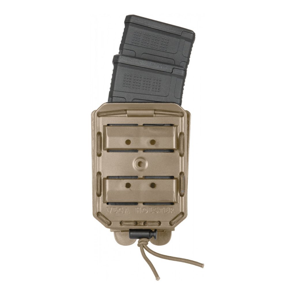 Élastique De Serrage Vega Avec Embout Antidérapant - Noir - Pour Porte-chargeur Ou Bungy